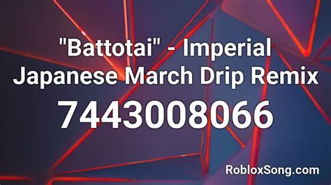 List of the latest promo codes. . Battotai remix roblox id
